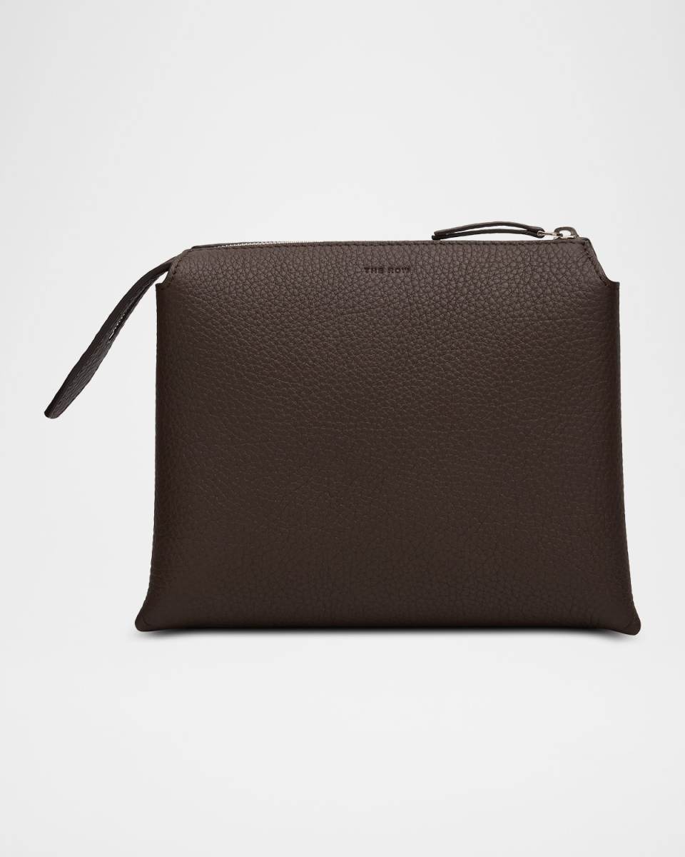 Nu Mini Twin Crossbody Bag in Grain Leather